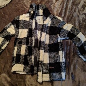 Billalong Super Soft Plaid Fleece Jacket sz S